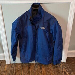 Vintage North Face Mens Large Triclimate Mountain Jacket Shell EUC Blue READ